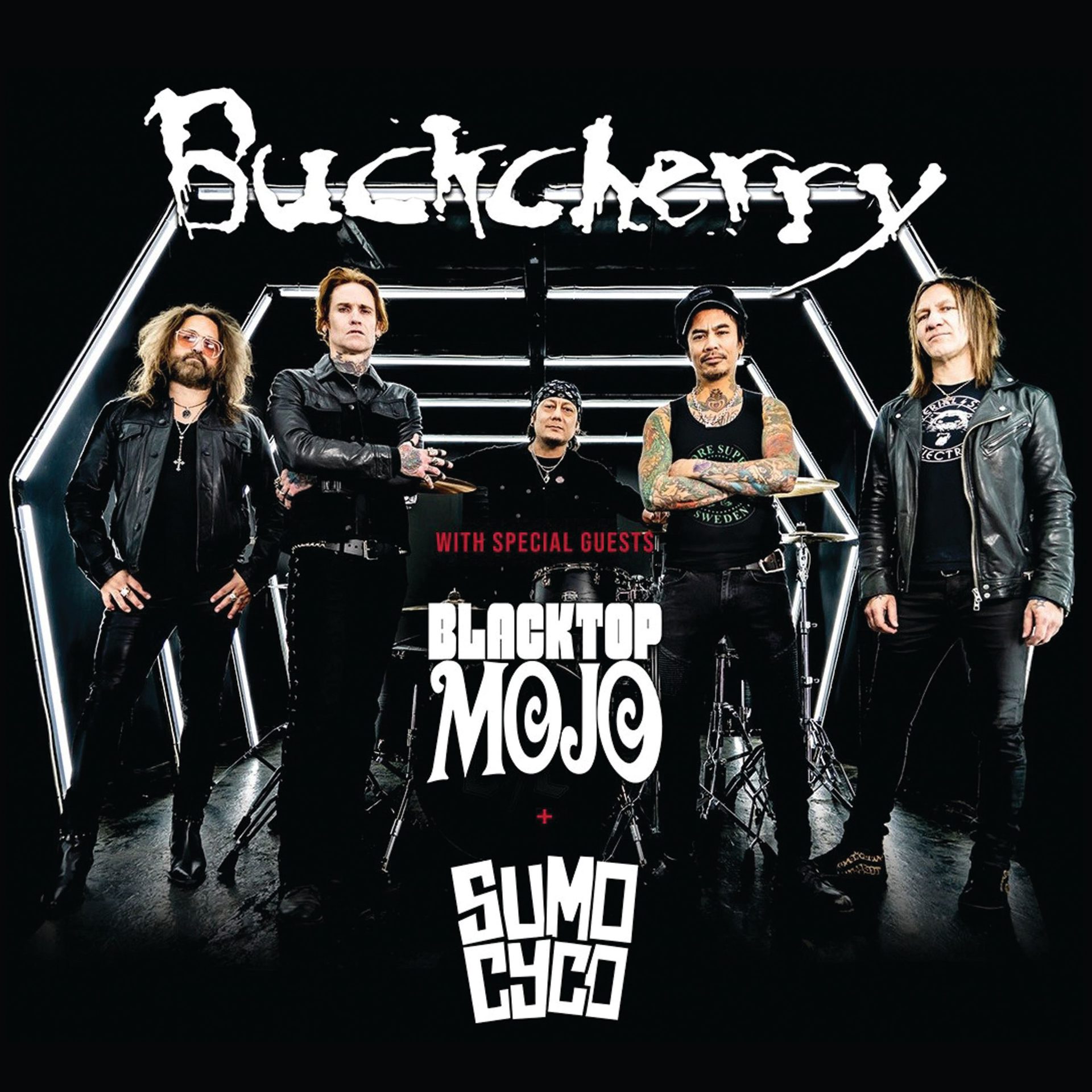 Buckcherry With Special Guests Blacktop Mojo And Sumo Cyco - Arcada Theatre