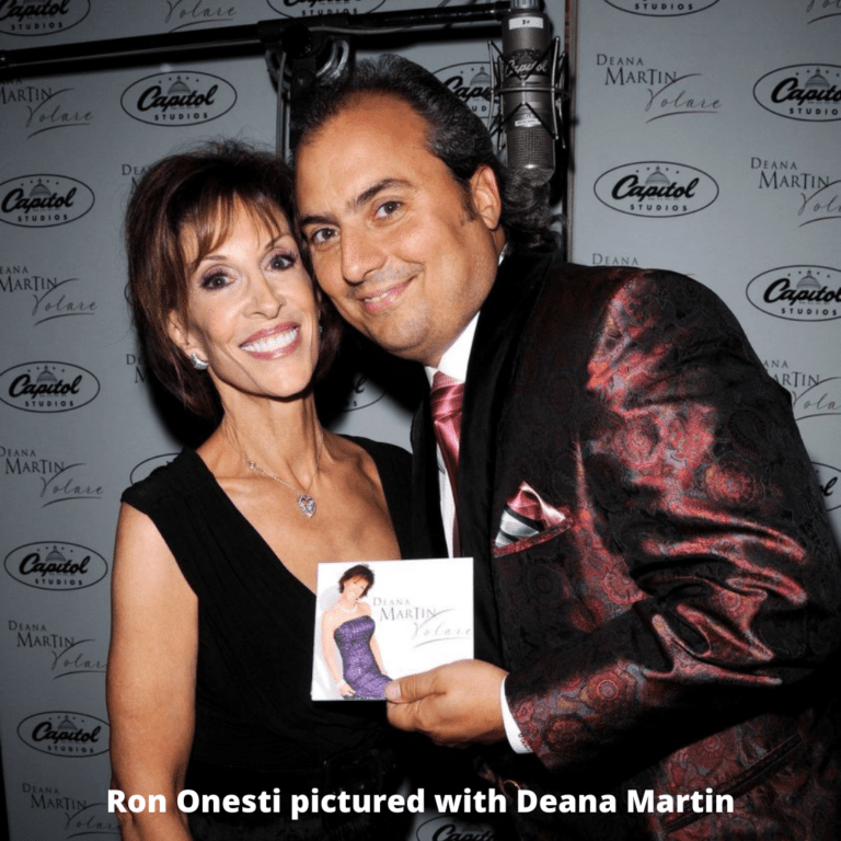 ron with deana martin