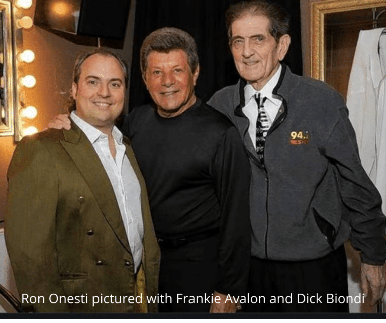 ron with frankie avalon and dick biondi, herald